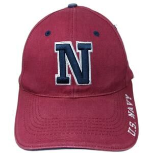 Force Baseball Cap Red Blue White One Size US Navy 1775 Strapback Military Hat